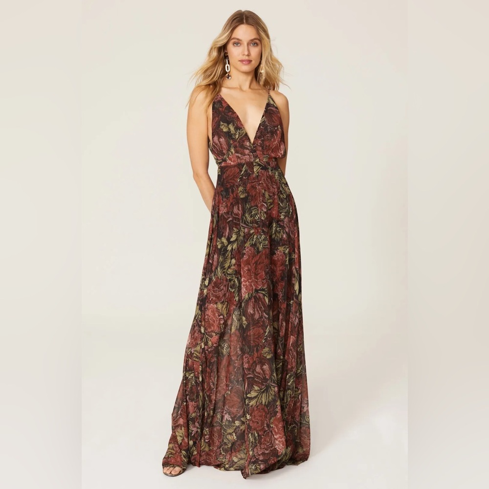 Ronny Kobo Daniela Chiffon Gown